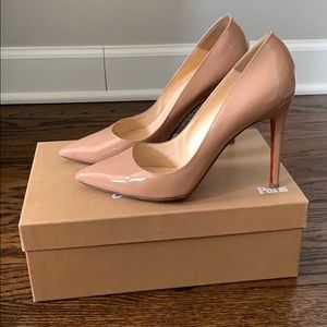 Christian Louboutin Pigalle 100 patent calf